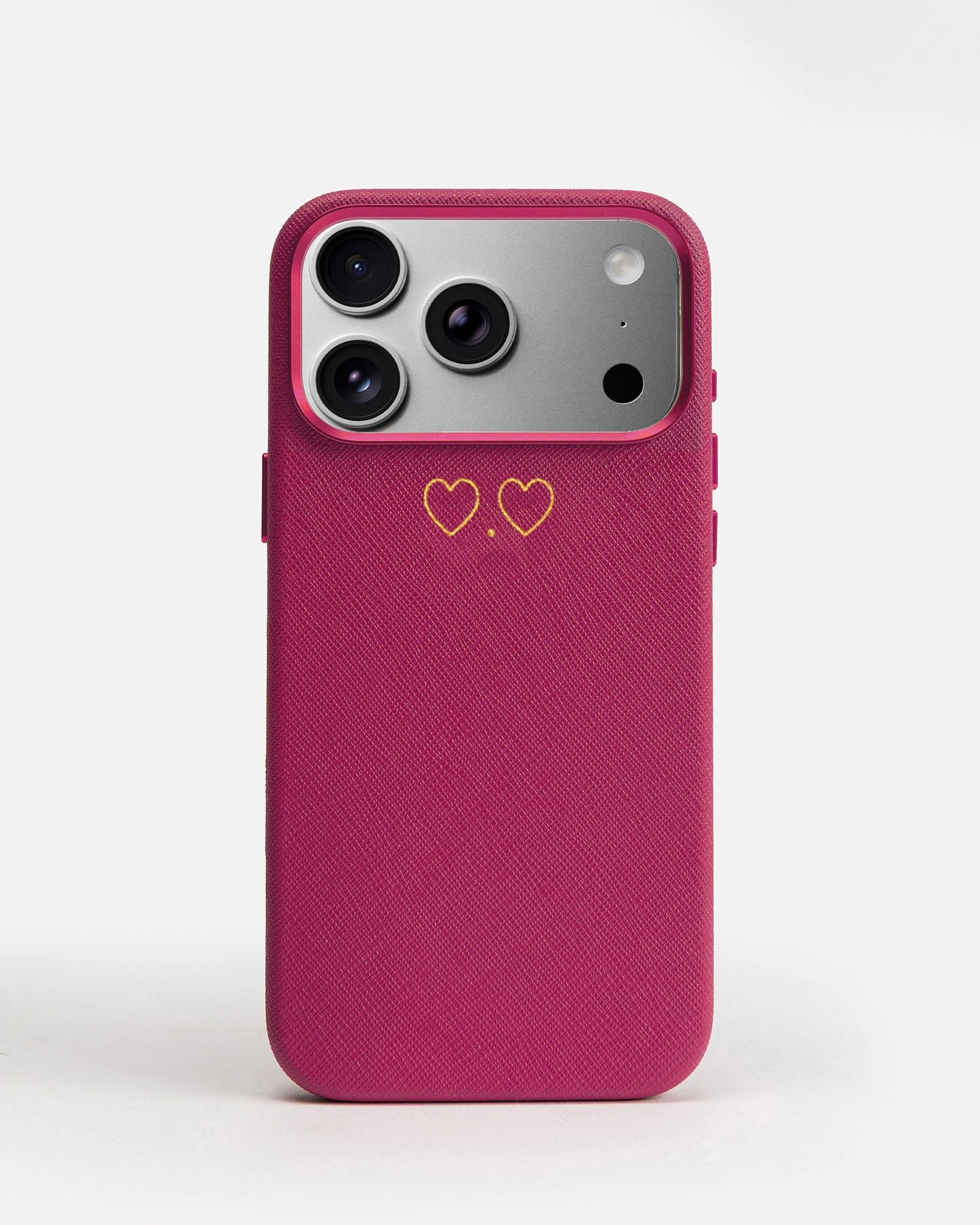 Image of Mobile Phone Cases. Product name - iPhone 17 Pro Max Case Fuchsia in Fuchsia colour by brand - The Daily Edited