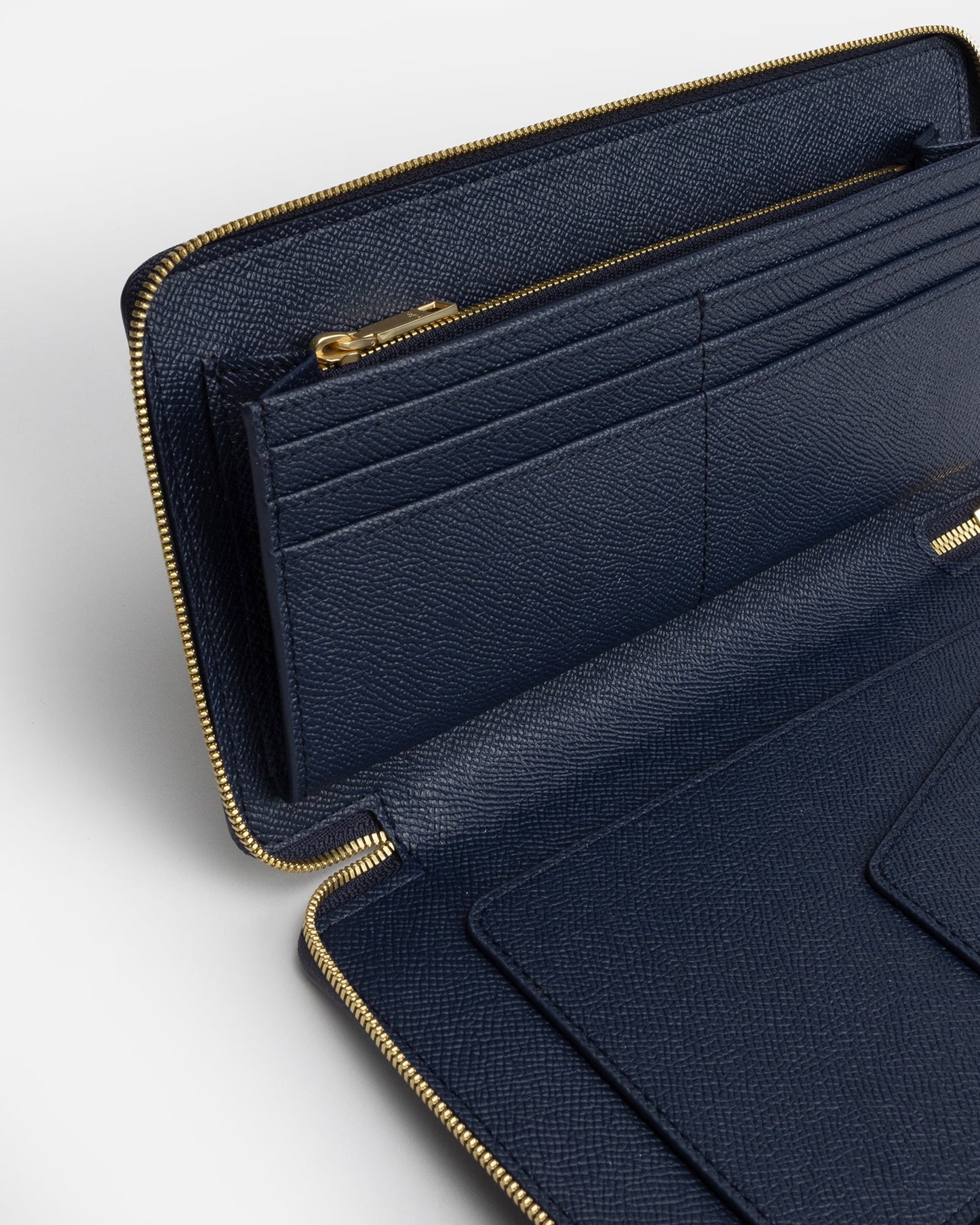 The Daily Edited Essentials Zip Travel Wallet (Navy)