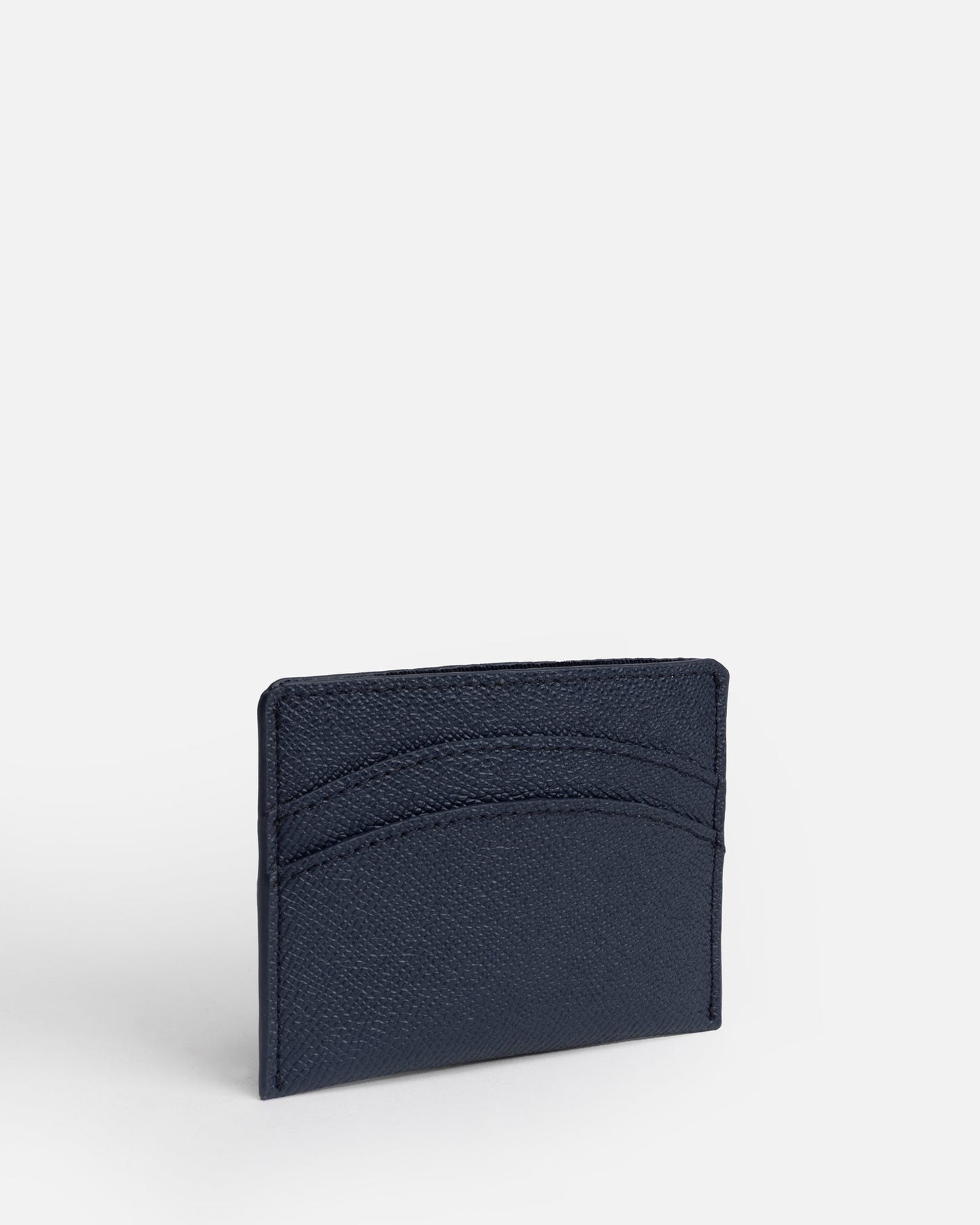 Image of Wallets & Money Clips. Product name - Essentials Double Cardholder Navy in Navy colour by brand - The Daily Edited