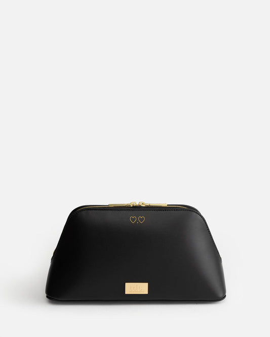 Image of Health & Beauty. Product name - Zara Small Beauty Case Black in Black colour by brand - The Daily Edited