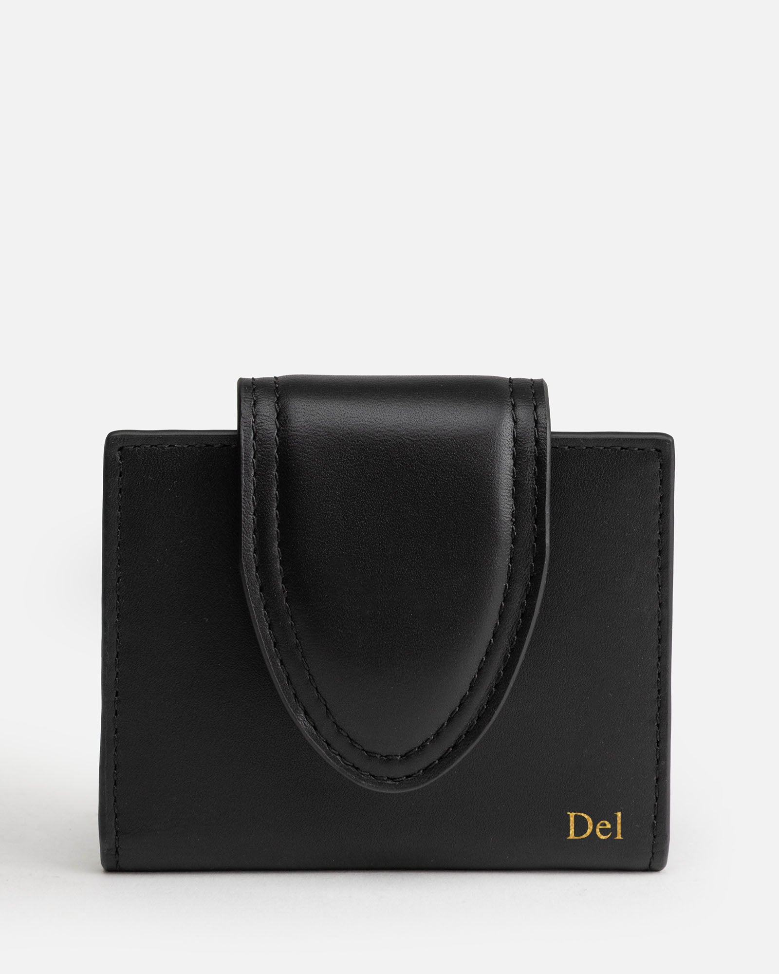 Image of Wallets & Money Clips. Product name - Zara Card Holder Black in Black colour by brand - The Daily Edited