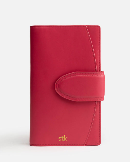 Image of Wallets & Money Clips. Product name - Zara Travel Wallet Watermelon in Watermelon colour by brand - The Daily Edited