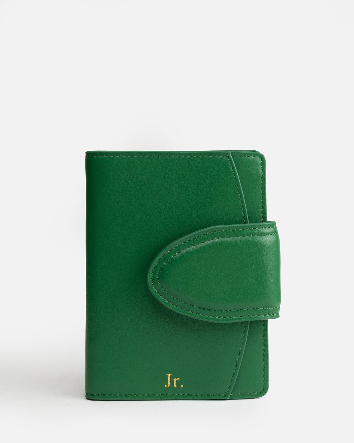Image of Badge & Pass Holders. Product name - Zara Passport Holder Bold Green in Green colour by brand - The Daily Edited