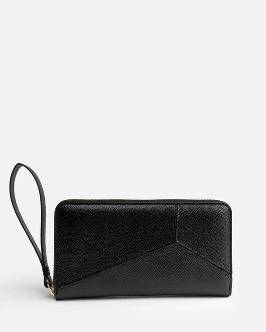 The Daily Edited Frankie Zip Wallet (Black)