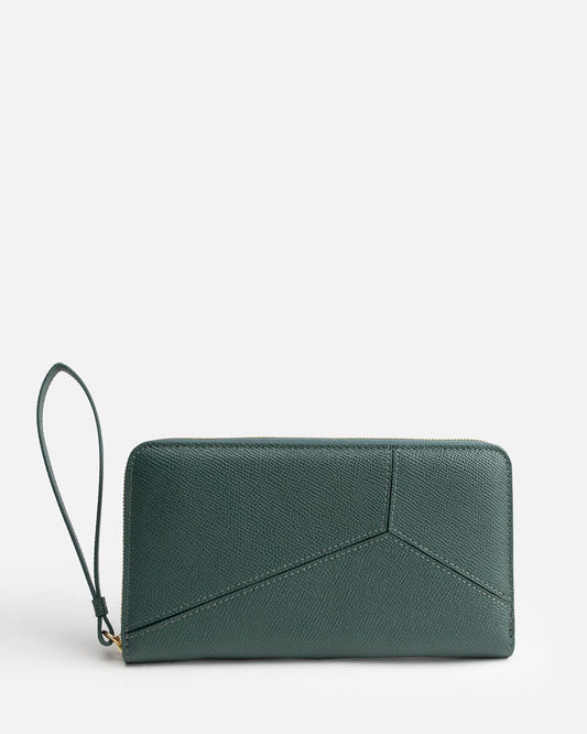 The Daily Edited Frankie Zip Wallet (Green)