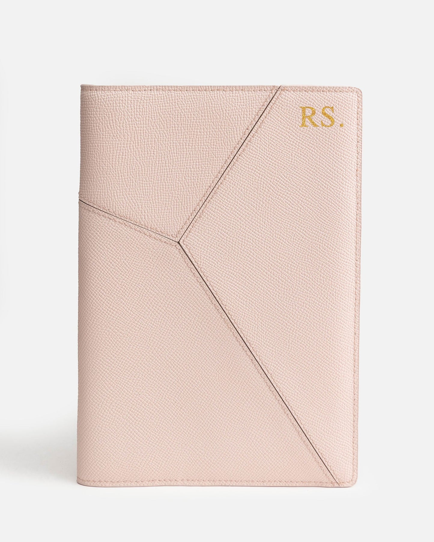 Image of Notebooks & Notepads. Product name - Frankie A5 Notebook Holder Light Pink in Pink colour by brand - The Daily Edited