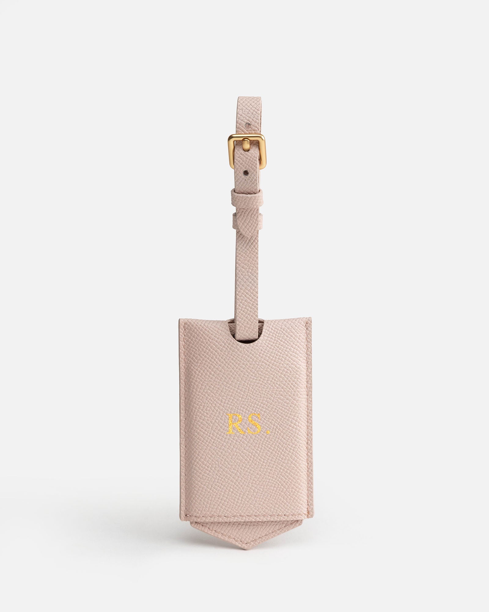 Image of Badge & Pass Holders. Product name - Frankie Luggage Tag Light Pink in Pink colour by brand - The Daily Edited