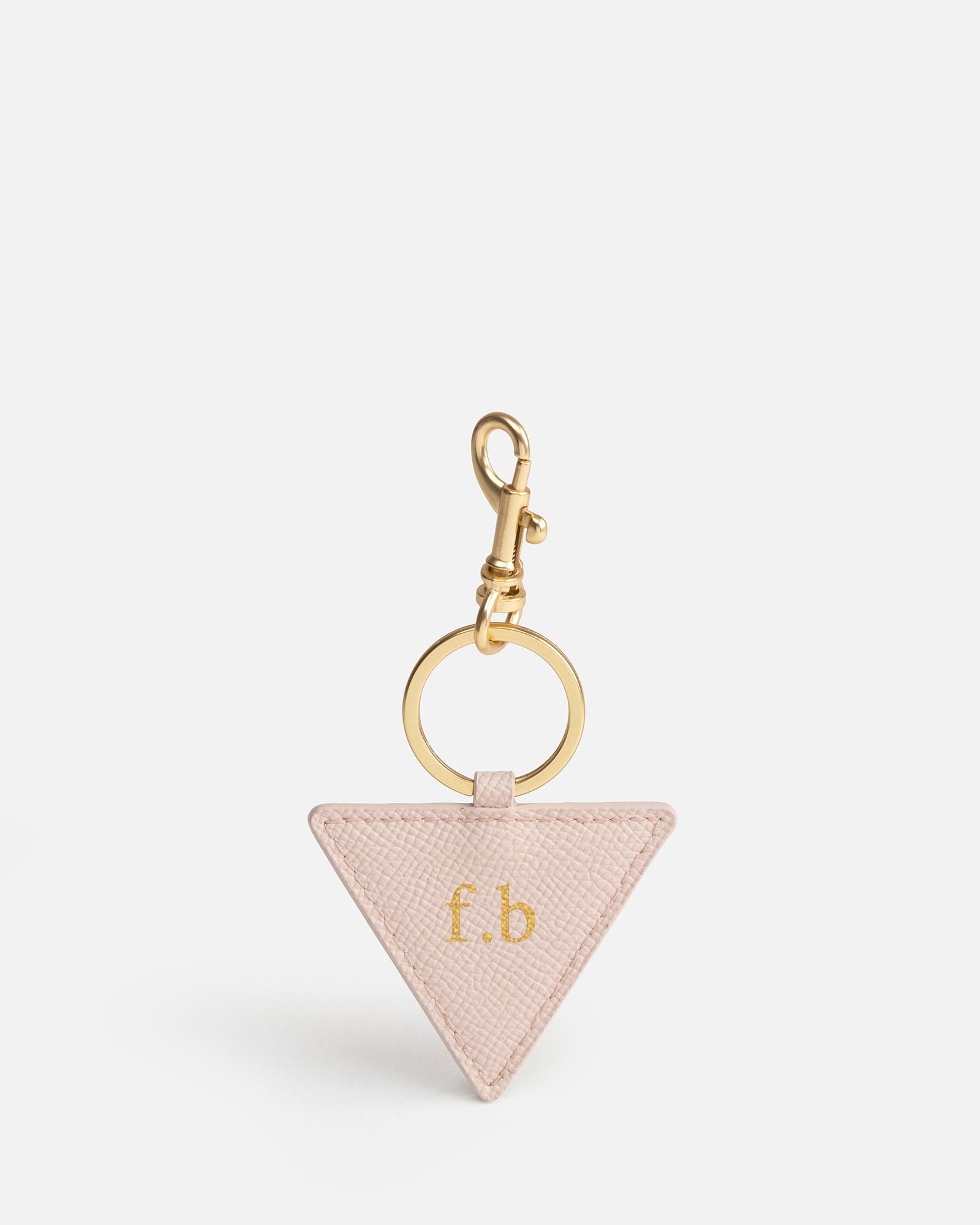 Image of Keychains. Product name - Frankie Keyring Light Pink in Pink colour by brand - The Daily Edited