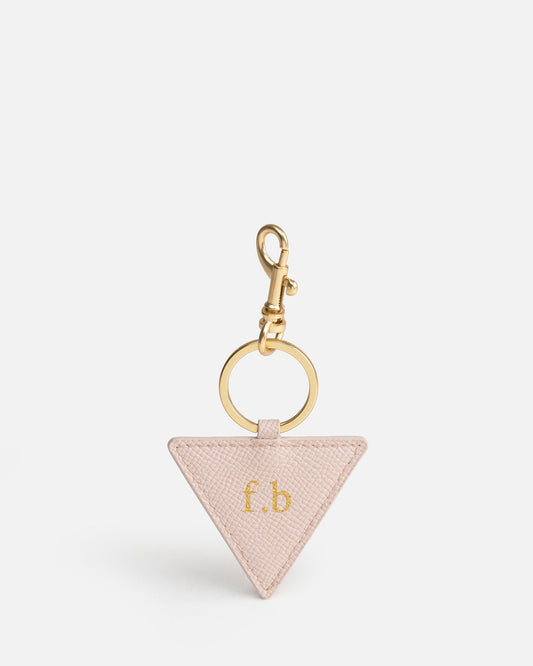 Image of Keychains. Product name - Frankie Keyring Light Pink in Pink colour by brand - The Daily Edited