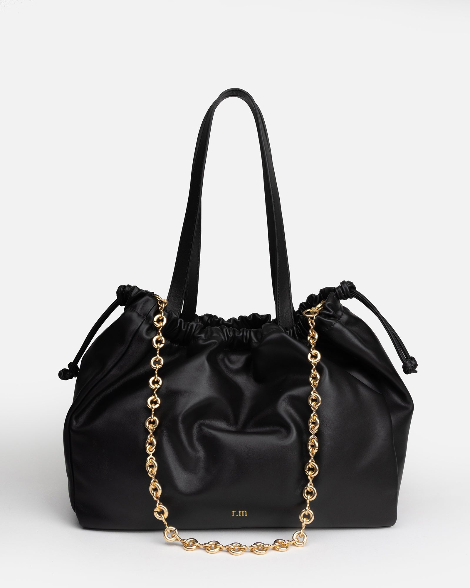 Image of Bags. Product name - Remy Tote Black in Black colour by brand - The Daily Edited