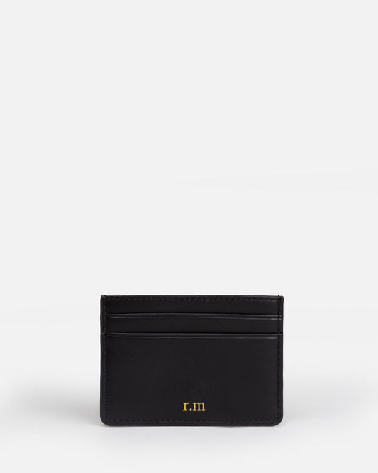 Image of Wallets & Money Clips. Product name - Remy Card Holder Black in Black colour by brand - The Daily Edited