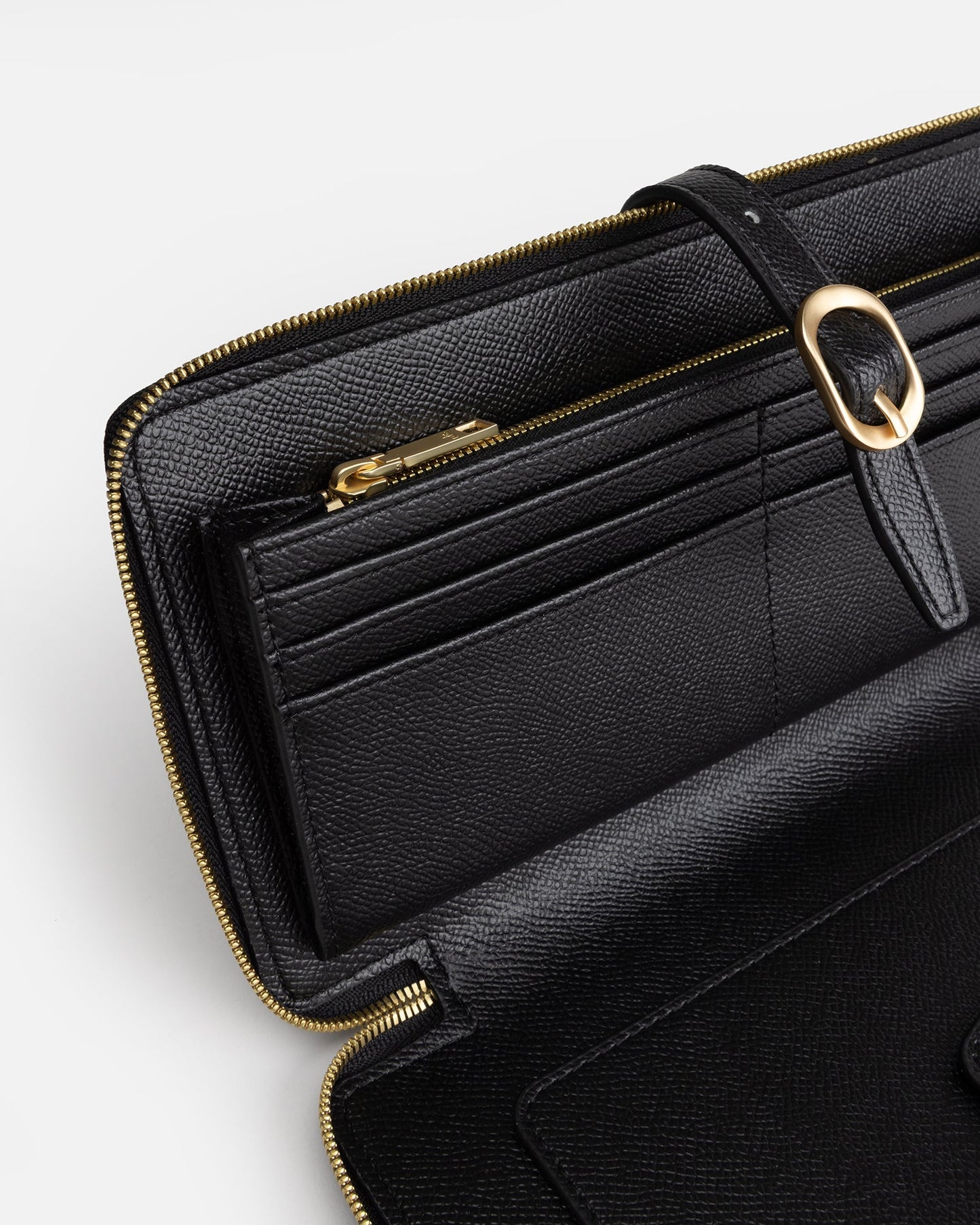 The Daily Edited Aria Zip Travel Wallet (Black)