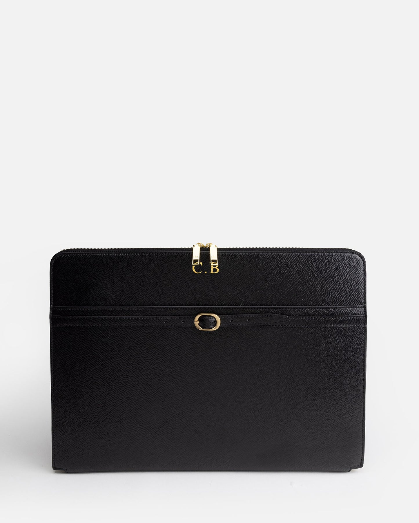 Image of Electronics Accessories. Product name - Aria 15" Laptop Cover Black in Black colour by brand - The Daily Edited