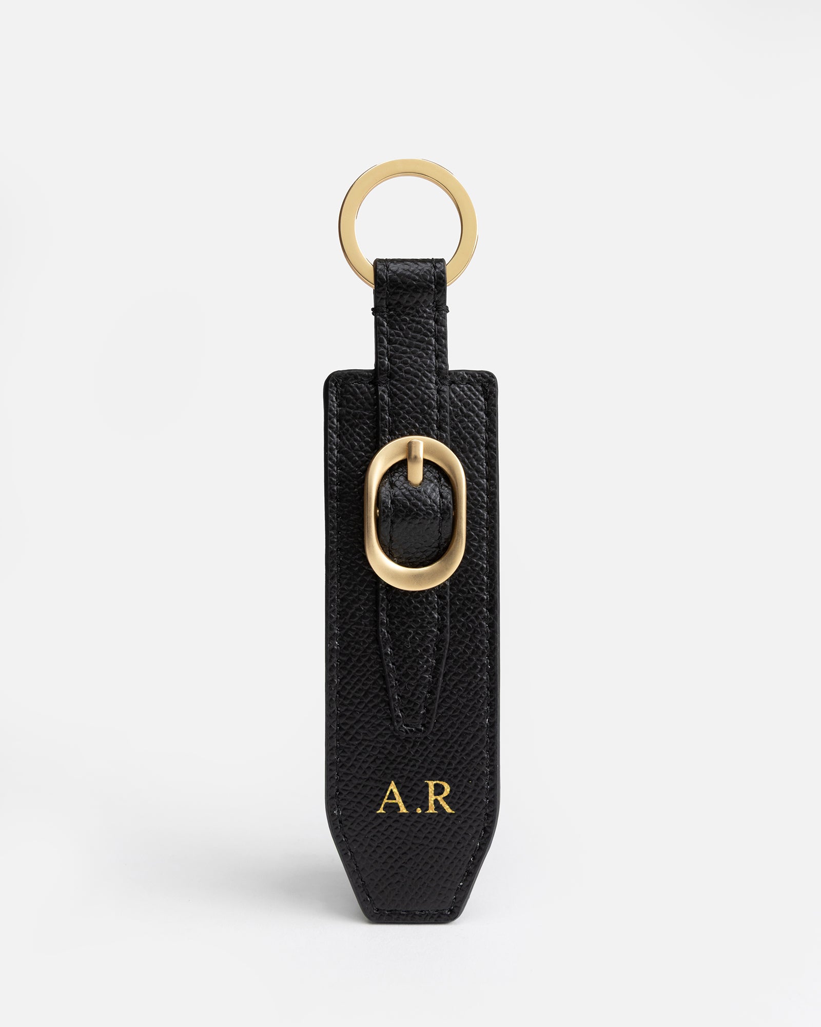 Image of Keychains. Product name - Aria Keyring Black in Black colour by brand - The Daily Edited