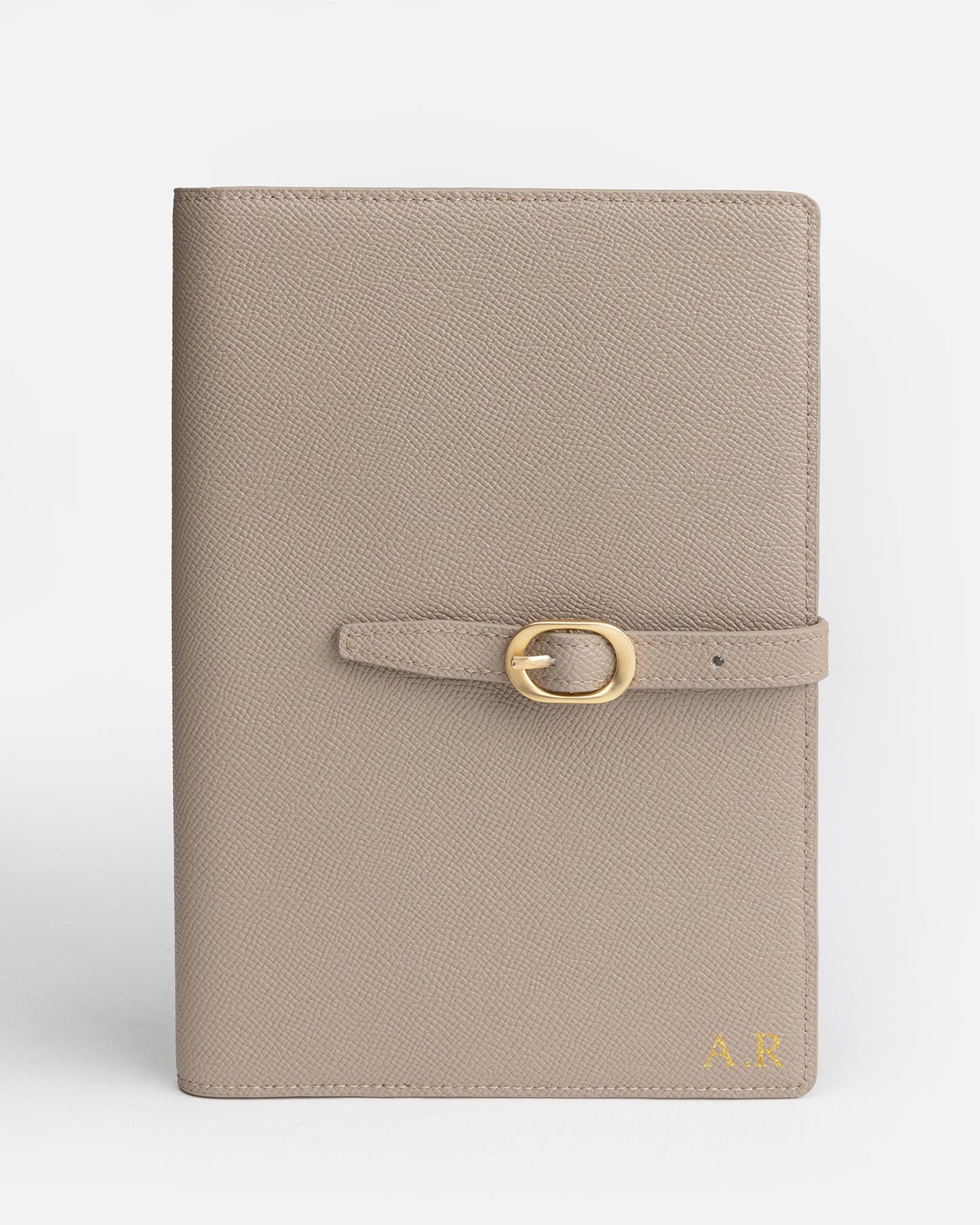 Image of Notebooks & Notepads. Product name - Aria A5 Notebook Holder Sepia in Sepia colour by brand - The Daily Edited