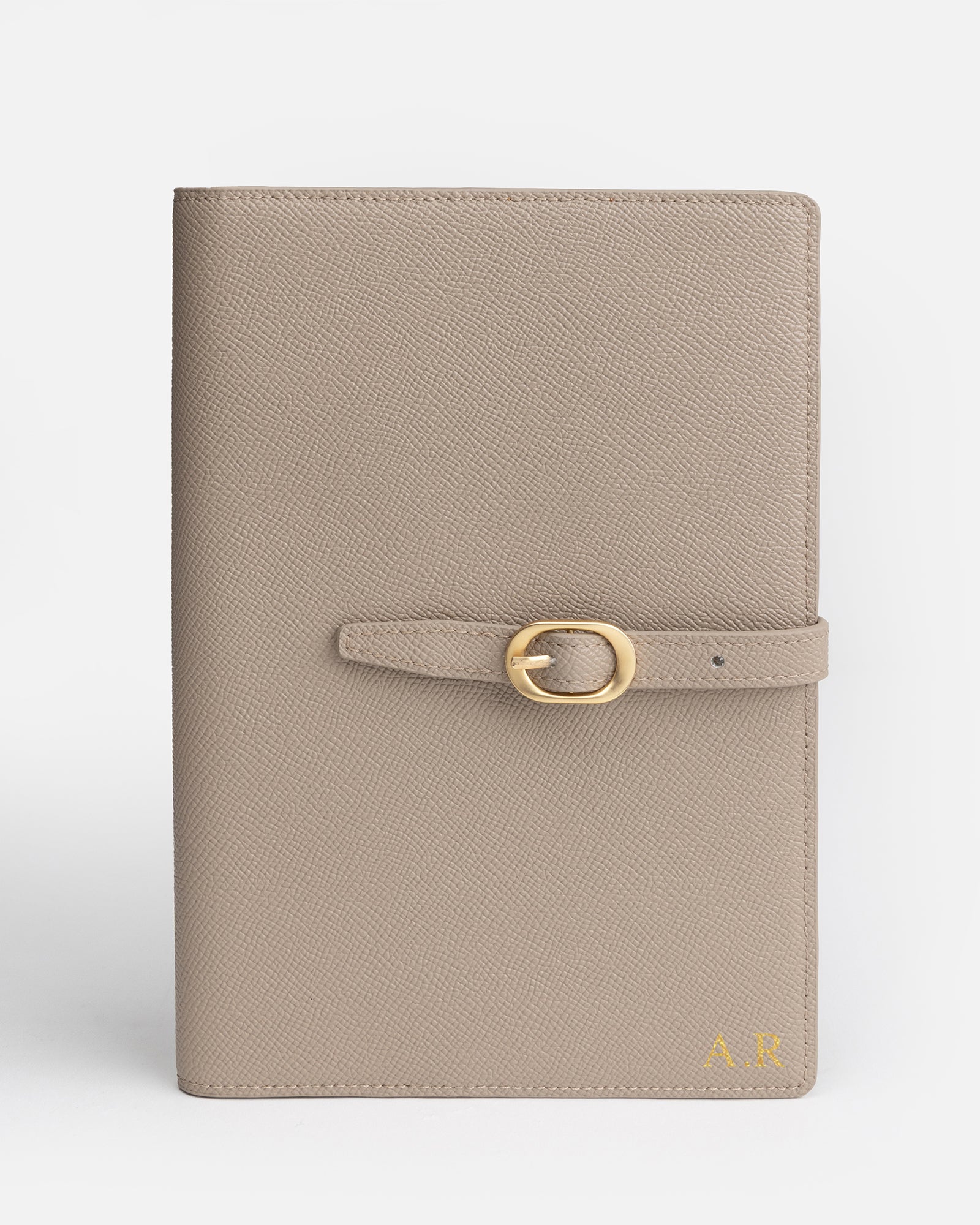 Image of Notebooks & Notepads. Product name - Aria A5 Notebook Holder Sepia in Sepia colour by brand - The Daily Edited