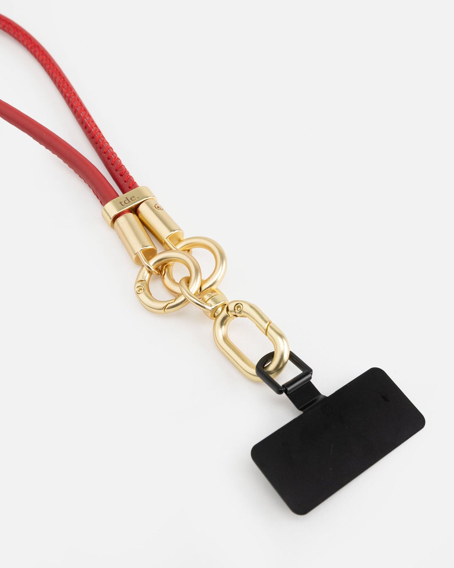 The Daily Edited Phone Wristlet (Red)
