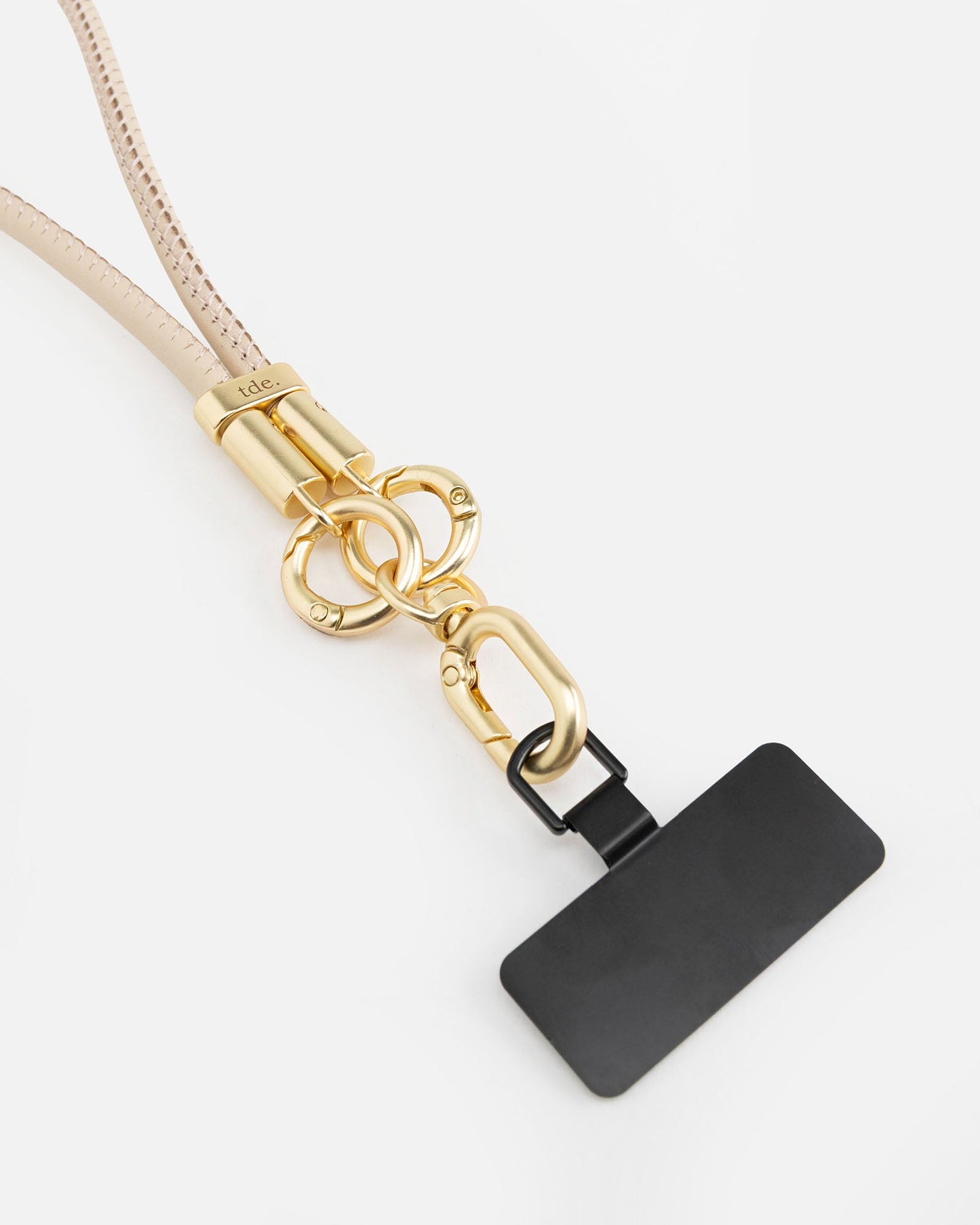 The Daily Edited Phone Wristlet (Cream)