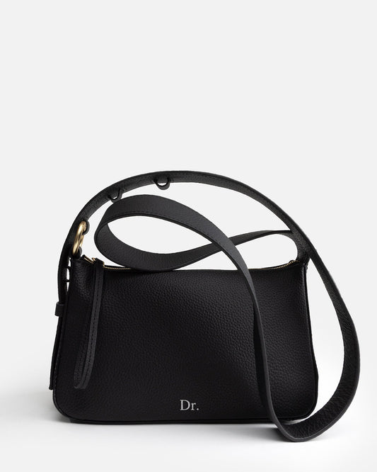 Image of Bags. Product name - Olivia Crossbody Bag Black in Black colour by brand - The Daily Edited