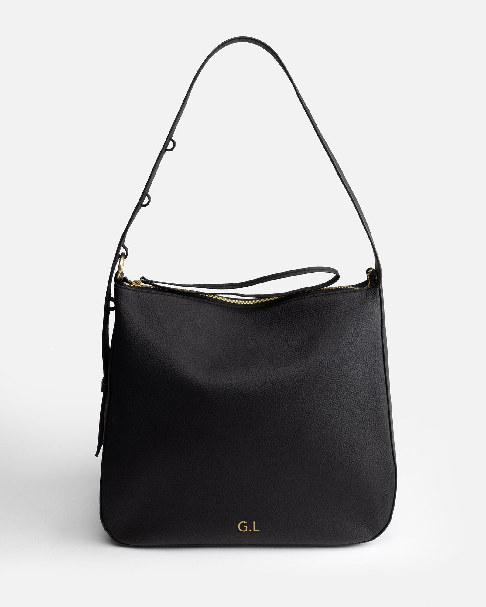 Image of Bags. Product name - Olivia Large Hobo Black in Black colour by brand - The Daily Edited