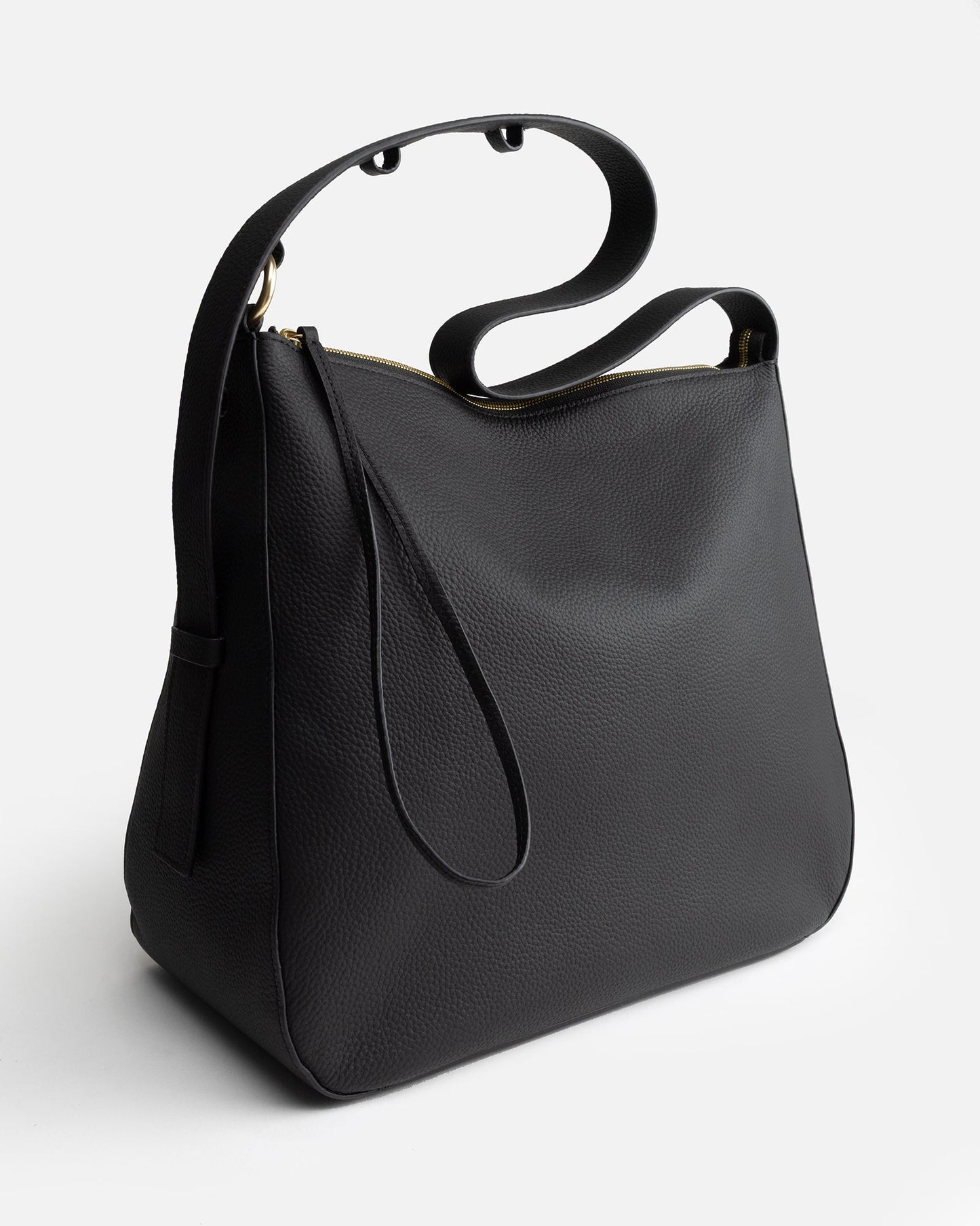 The Daily Edited Olivia Large Hobo (Black)