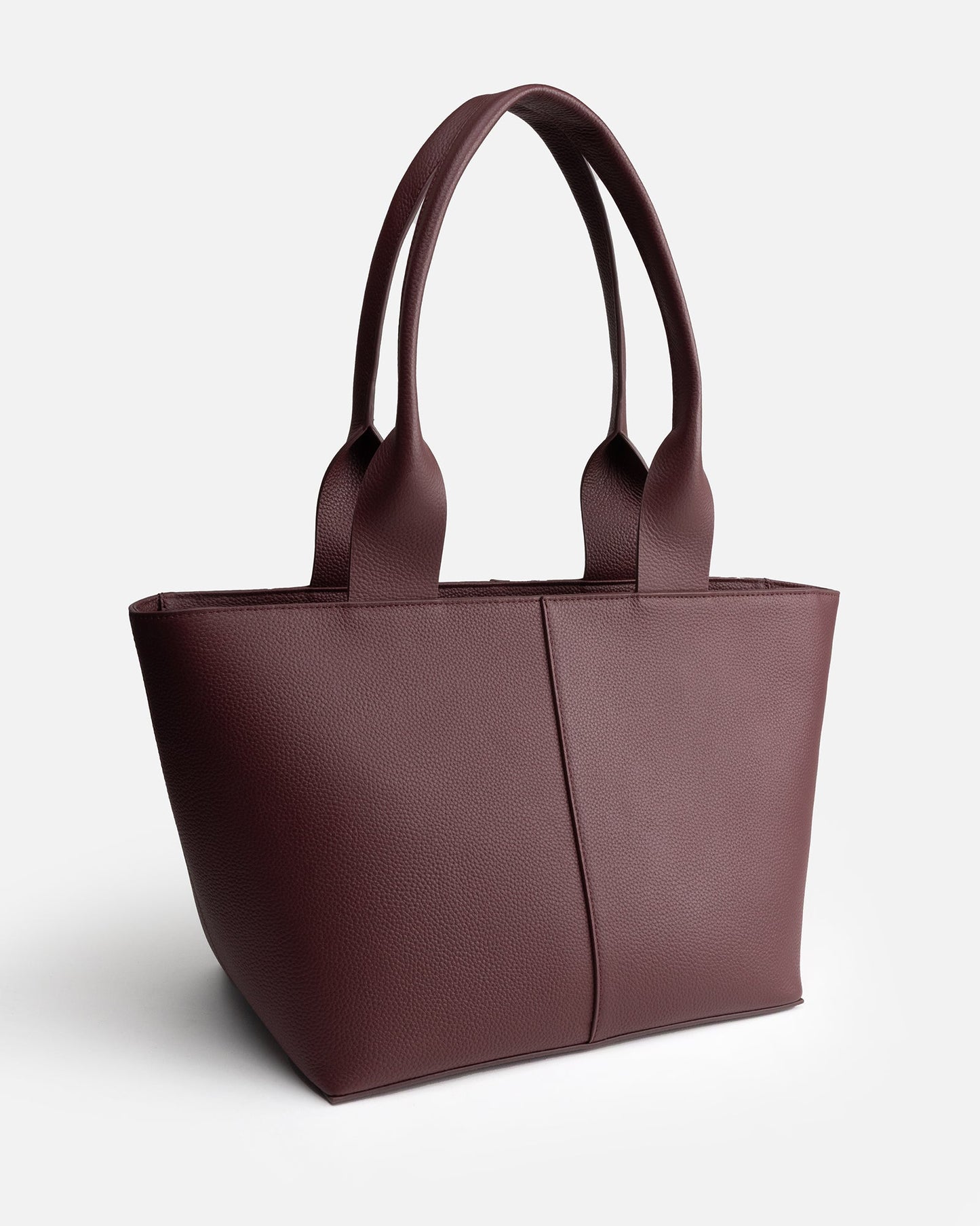 The Daily Edited Olivia Shoulder Tote (Burgundy)