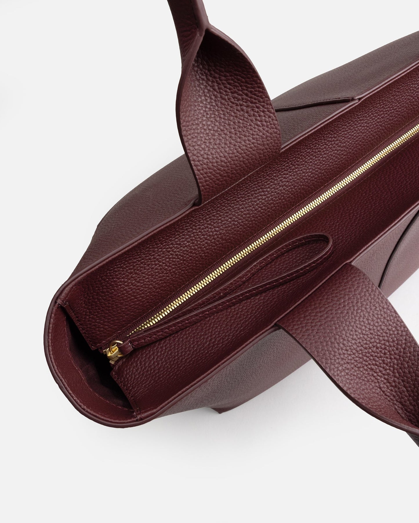 The Daily Edited Olivia Shoulder Tote (Burgundy)