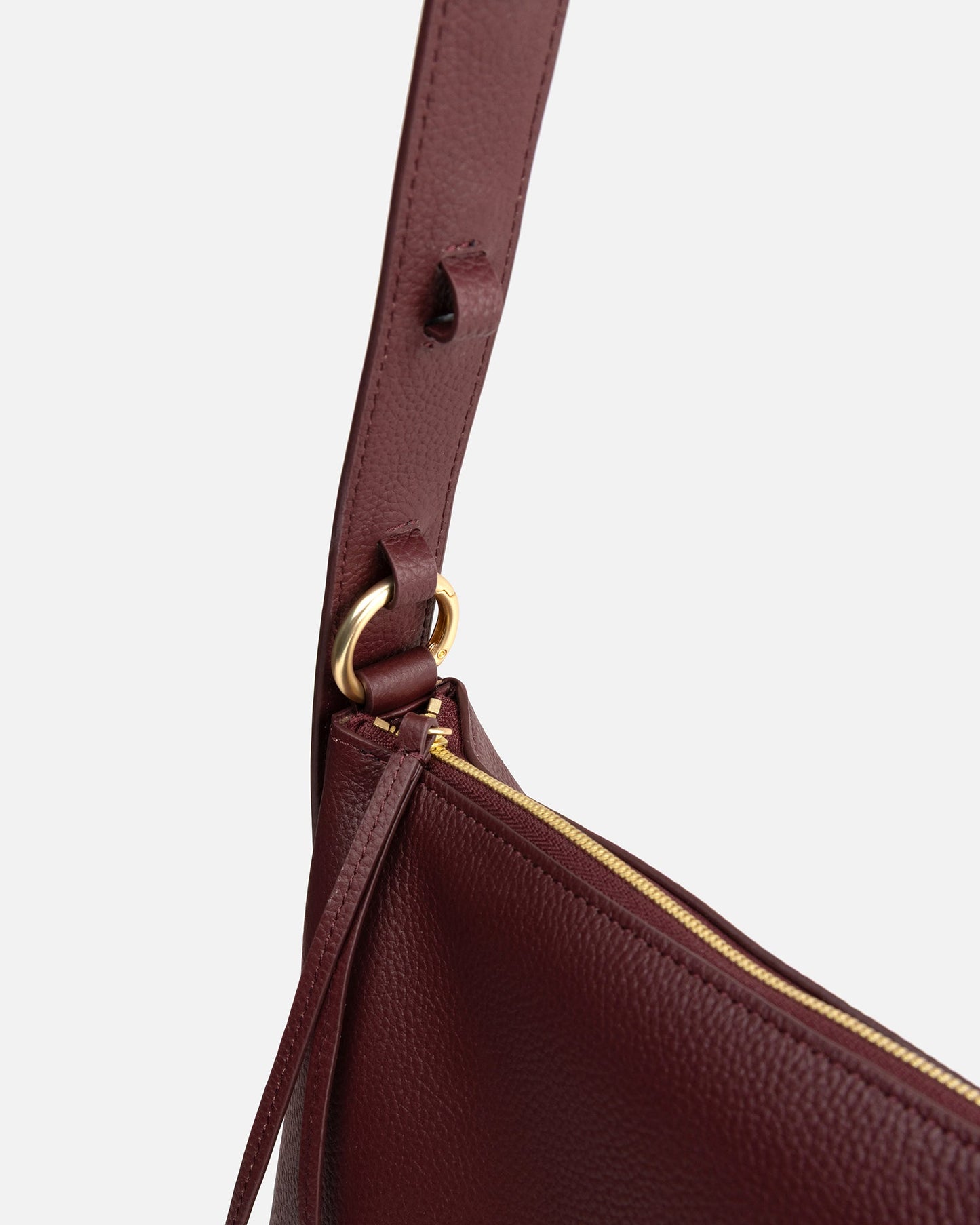The Daily Edited Olivia Large Hobo (Burgundy)