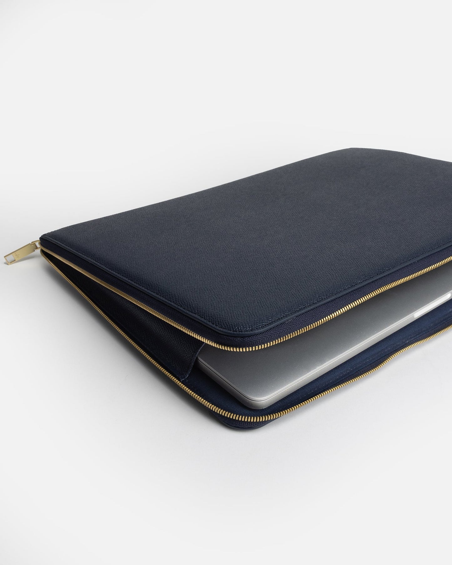 Image of Electronics Accessories. Product name - Essentials 15" Laptop Cover Navy in Navy colour by brand - The Daily Edited