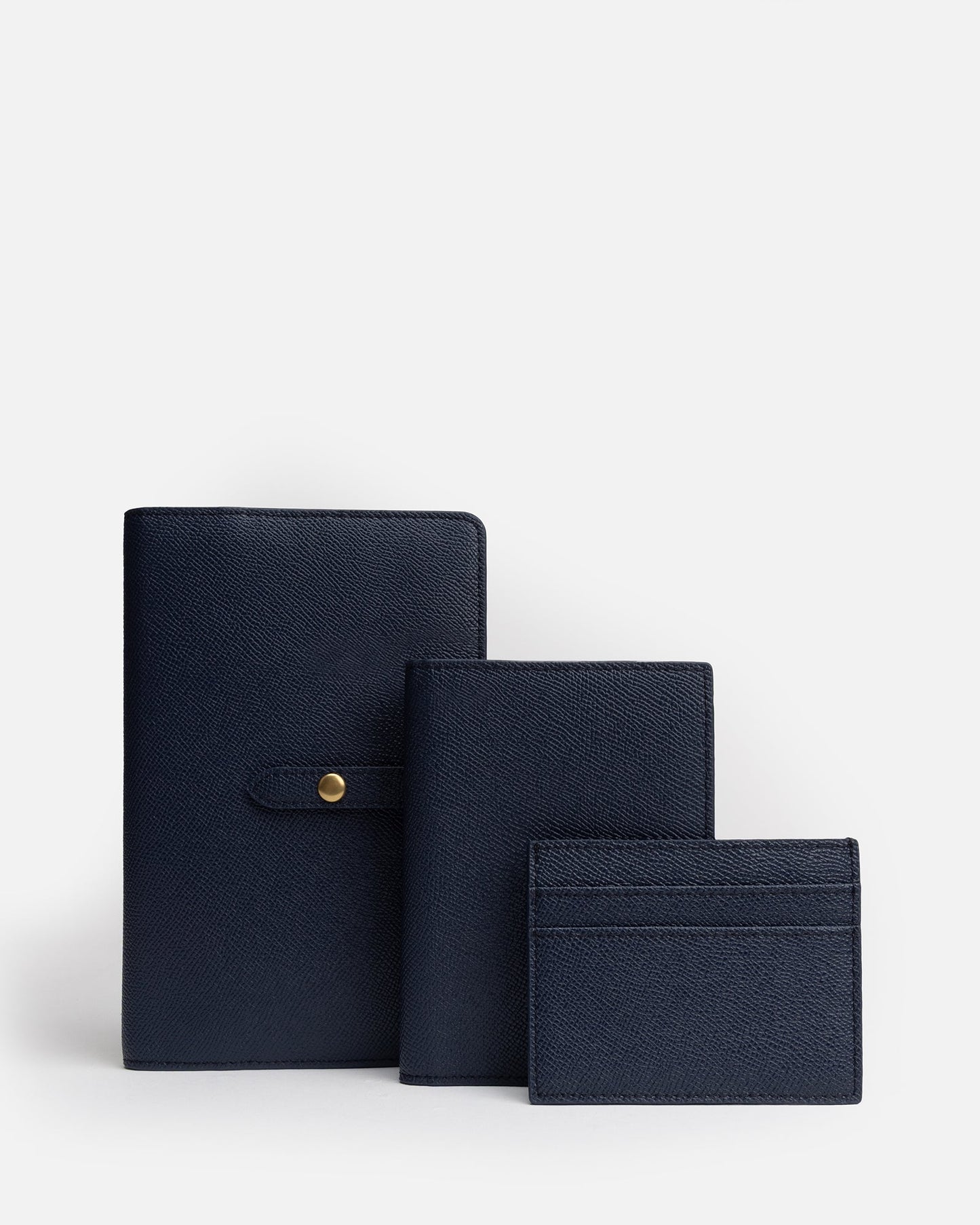 The Daily Edited Essentials Flat Travel Wallet (Navy)