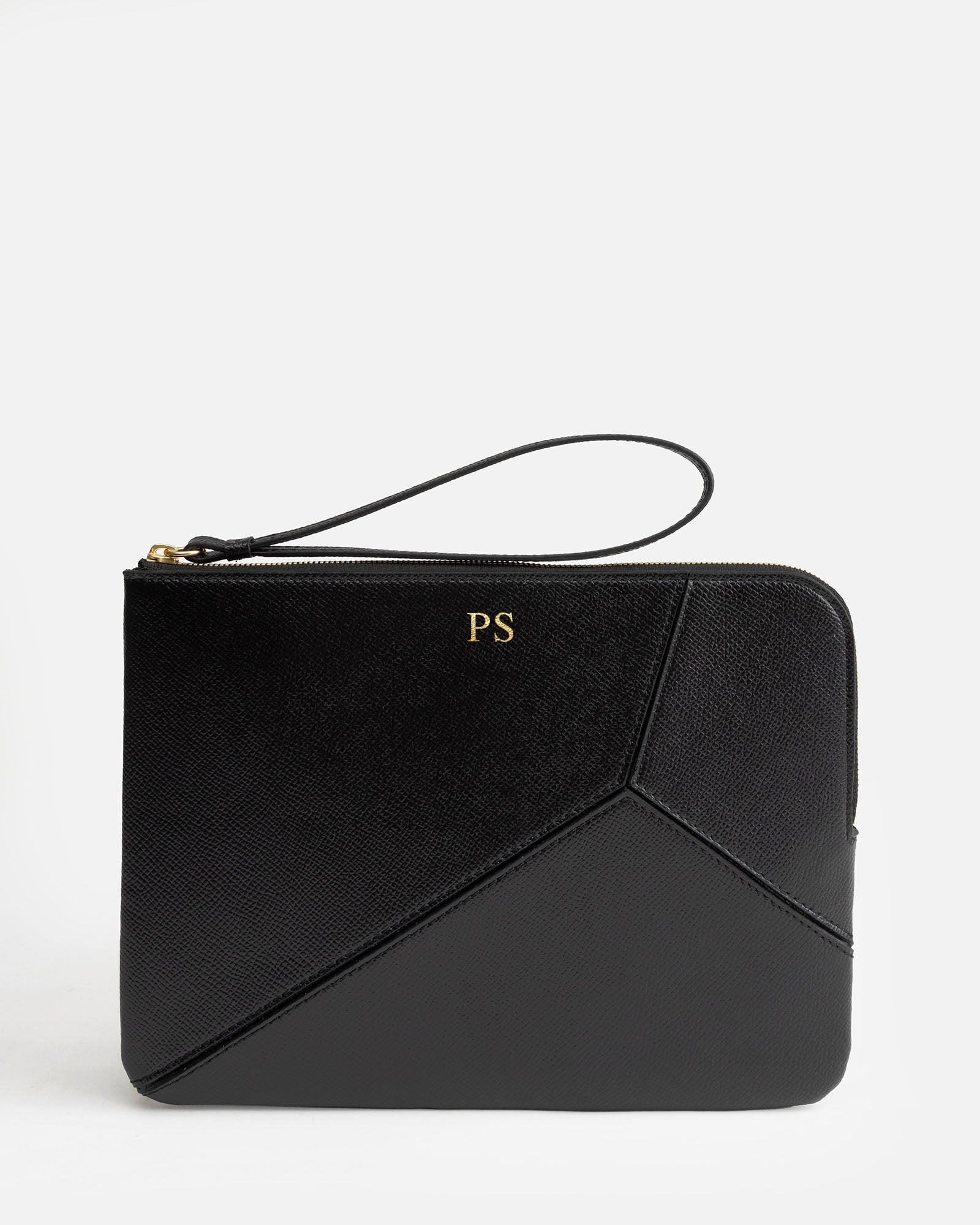 Image of Bags. Product name - Frankie Pouch Black in Black colour by brand - The Daily Edited