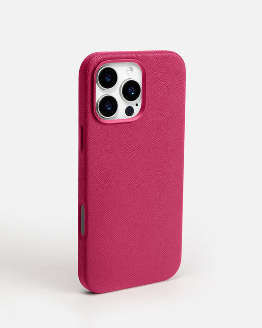 Image of Mobile Phone Cases. Product name - IPHONE 16 PRO MAX FUSHIA in Fuchsia colour by brand - GROUP48