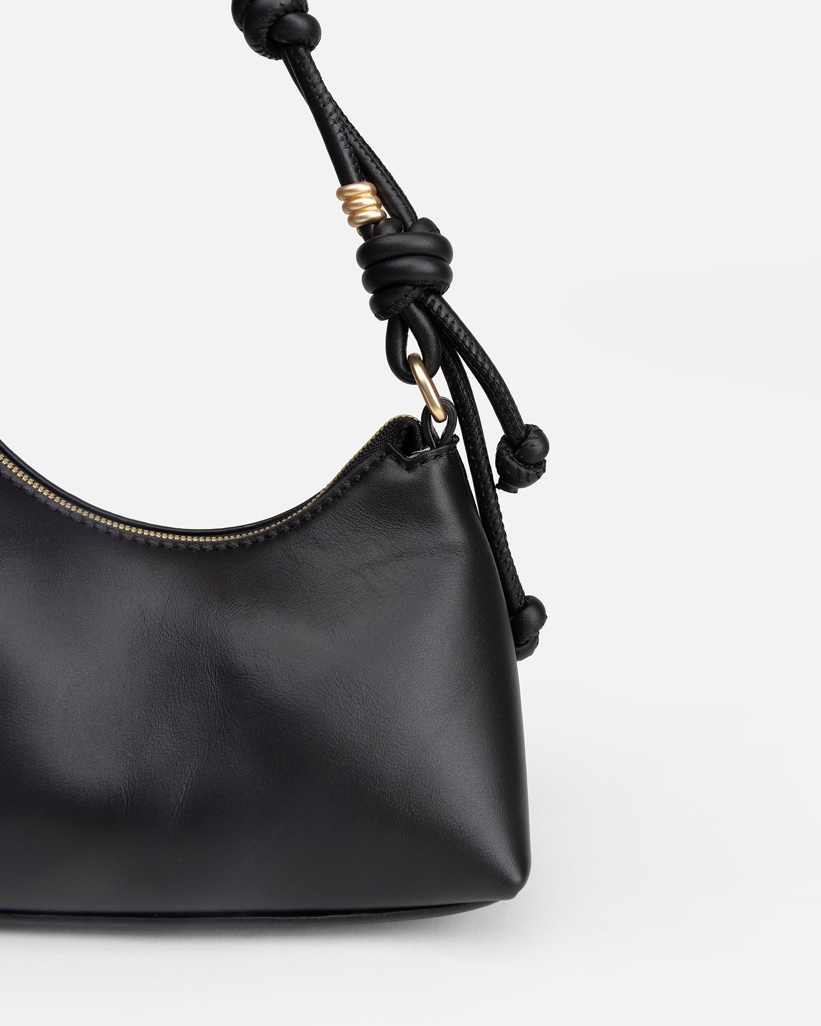 Image of Bags. Product name - Bella Shoulder Bag Black in Black colour by brand - The Daily Edited
