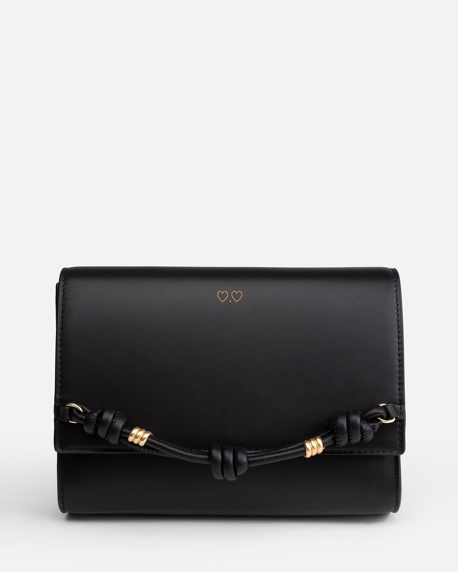 Image of Bags. Product name - Bella Clutch Black in Black colour by brand - The Daily Edited