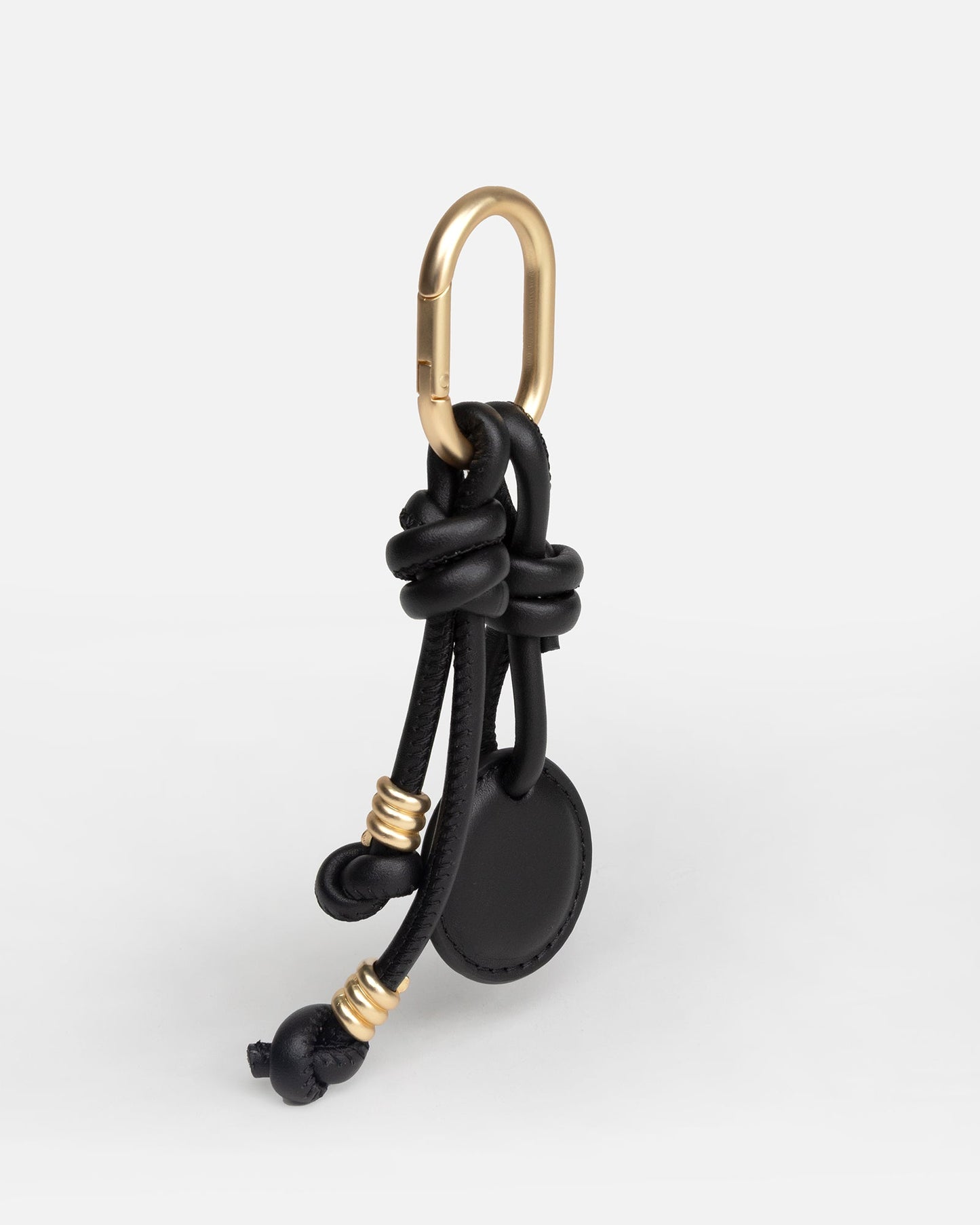 Image of Keychains. Product name - Bella Keyring Black in Black colour by brand - The Daily Edited