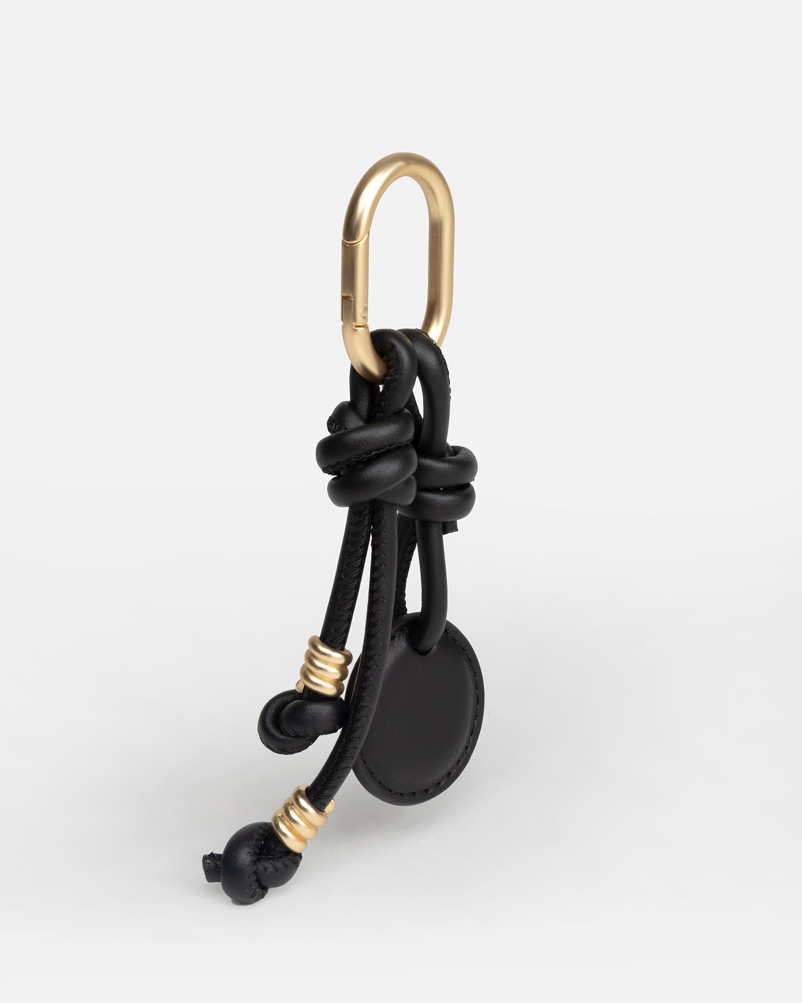 Image of Keychains. Product name - Bella Keyring Black in Black colour by brand - The Daily Edited