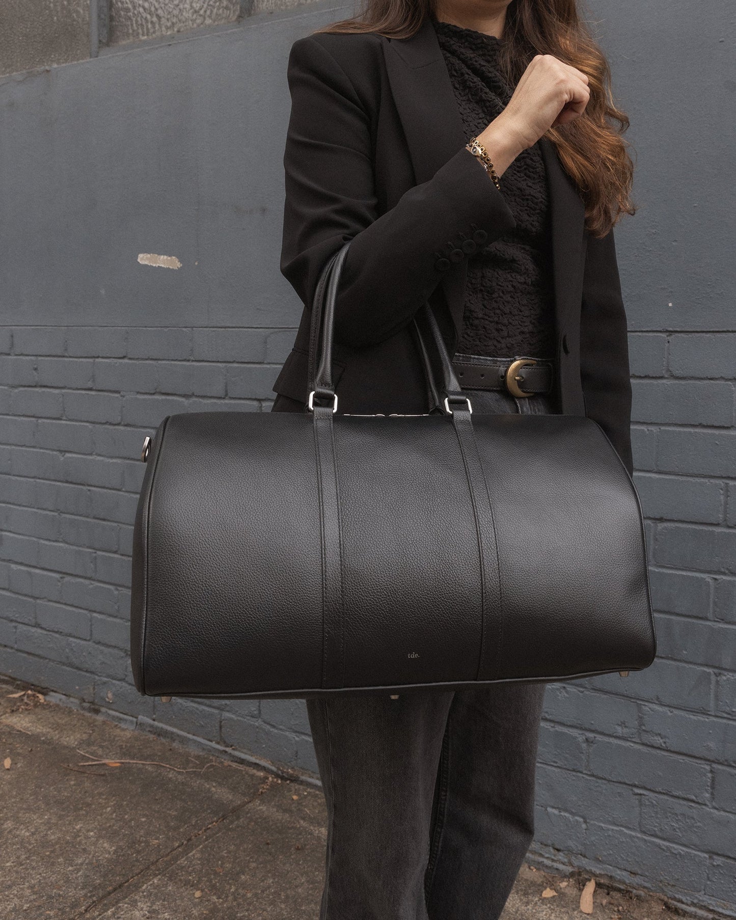 The Daily Edited Jude Weekend Bag Medium (Black)