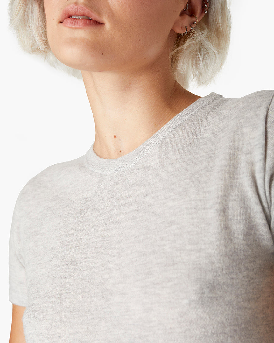 Cashmere Classic Tee (Heather Grey)