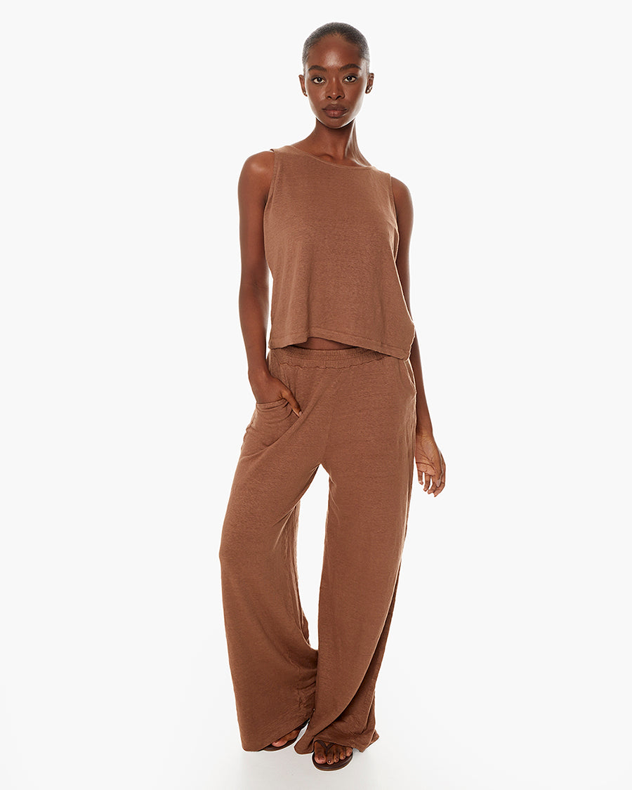 Brise d'été Tank (Mocha)