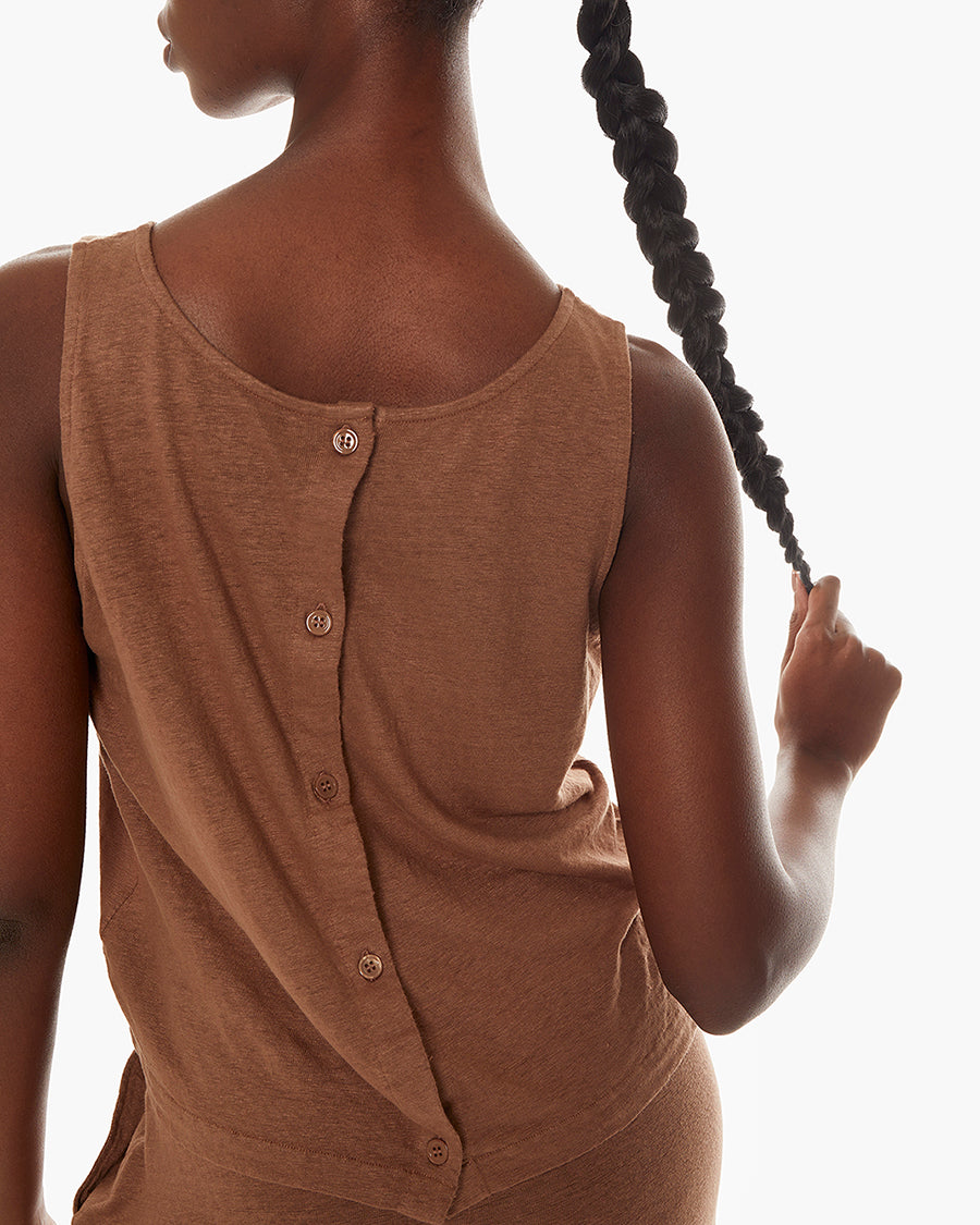 Brise d'été Tank (Mocha)