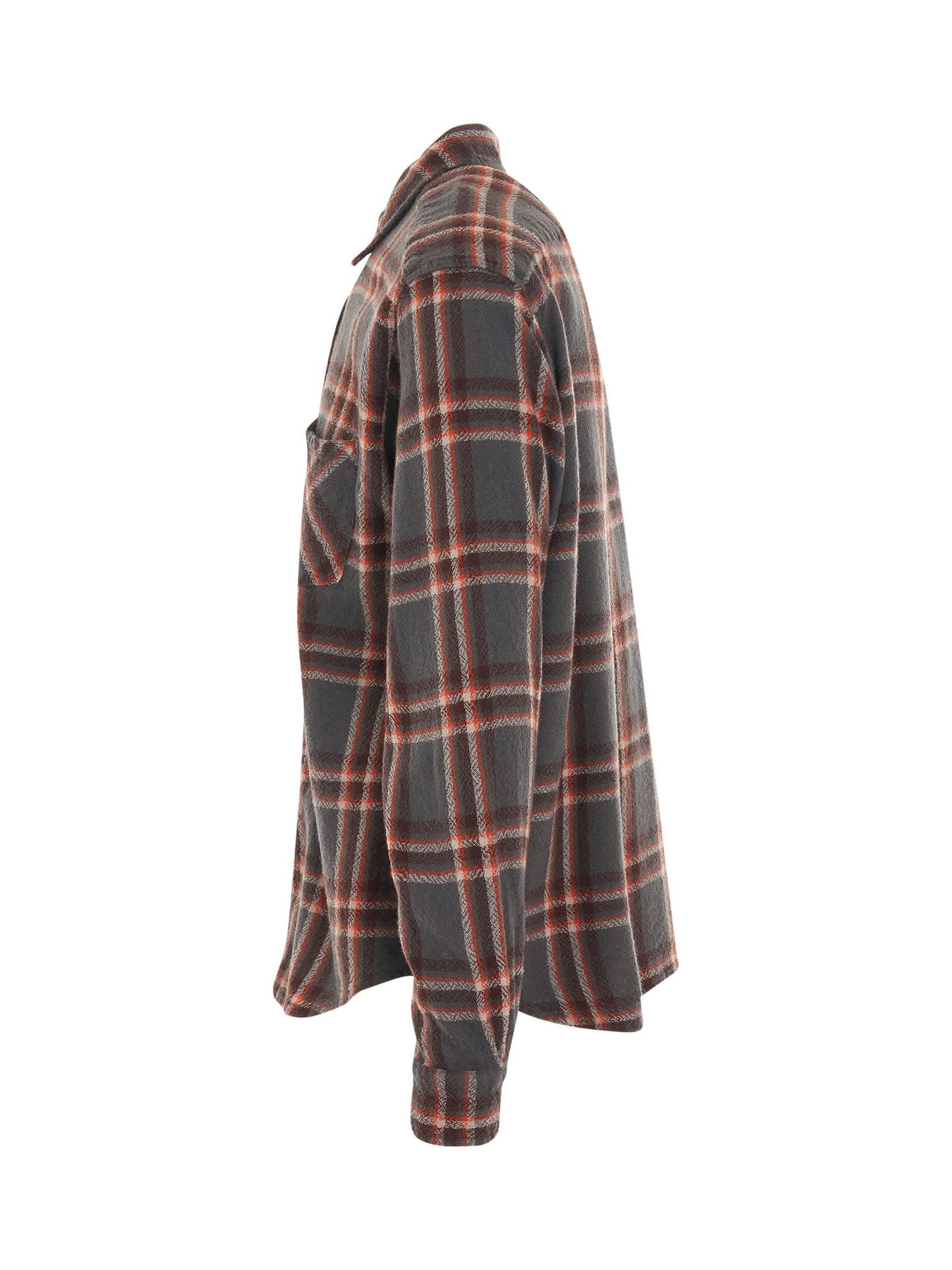 FACETASM Shrunken Check Shirt (Charcoal)
