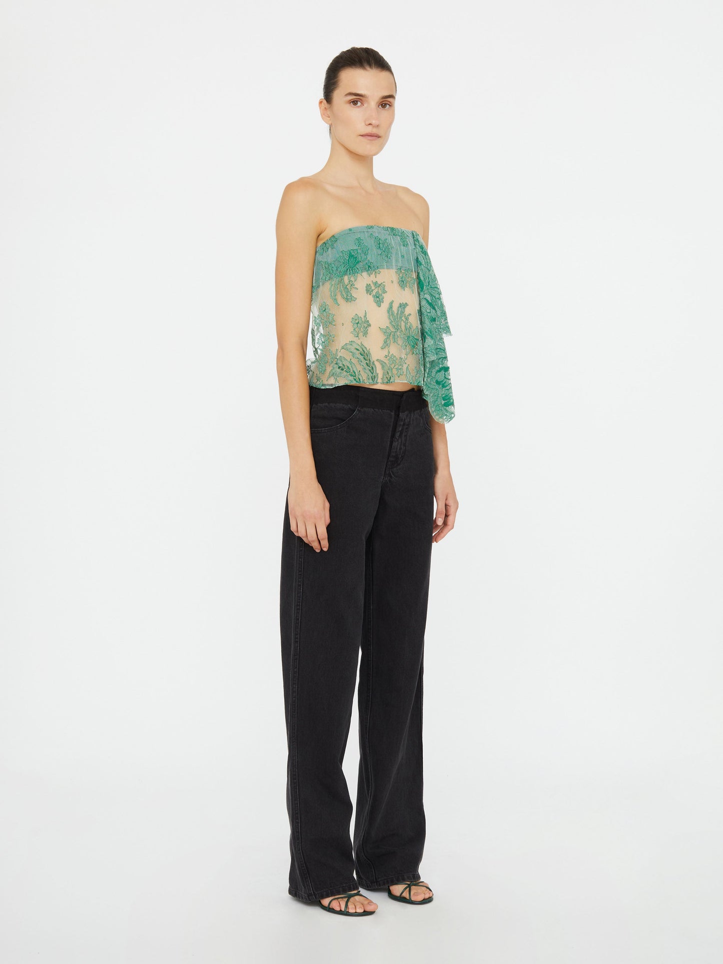 Christopher Esber Floating Lace Strapless (Top)