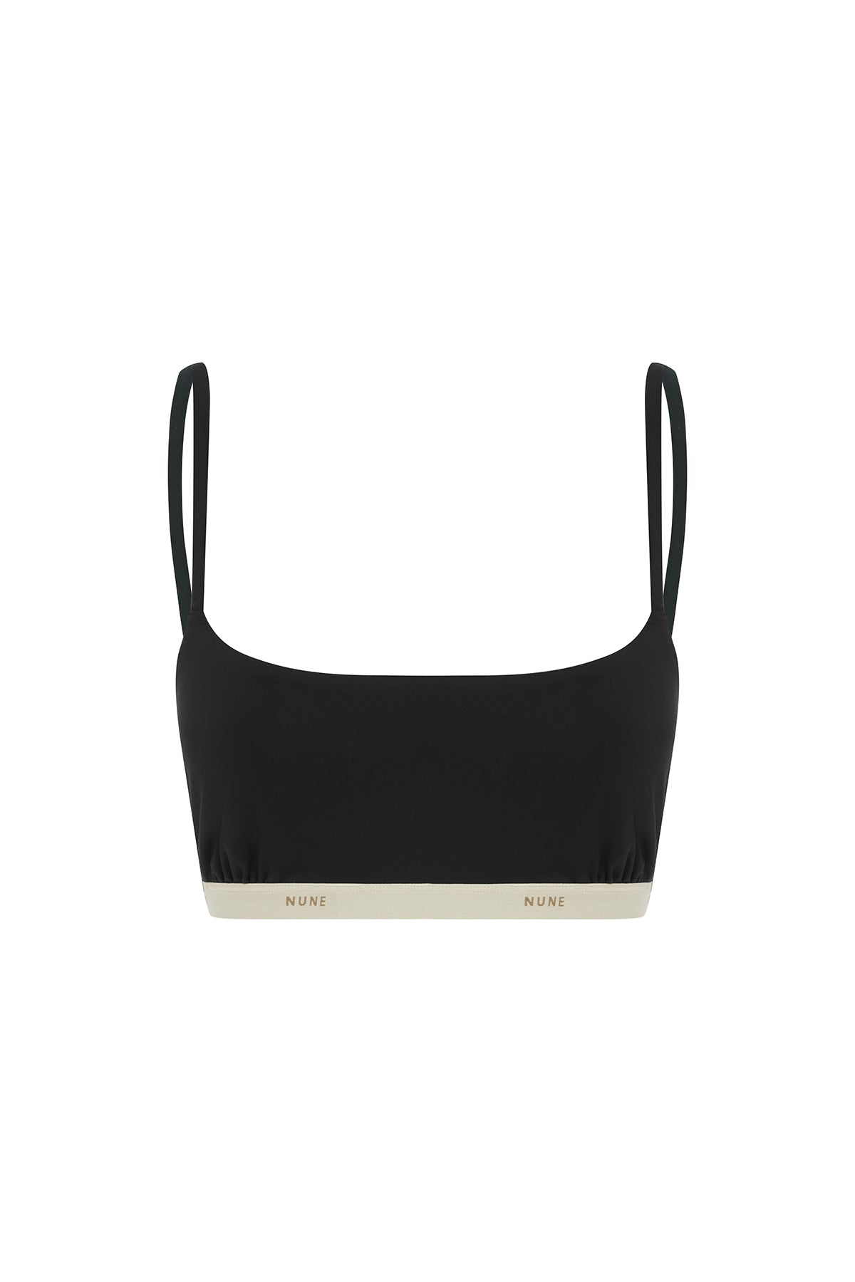 NUNE Square Neck Bralette (Black)