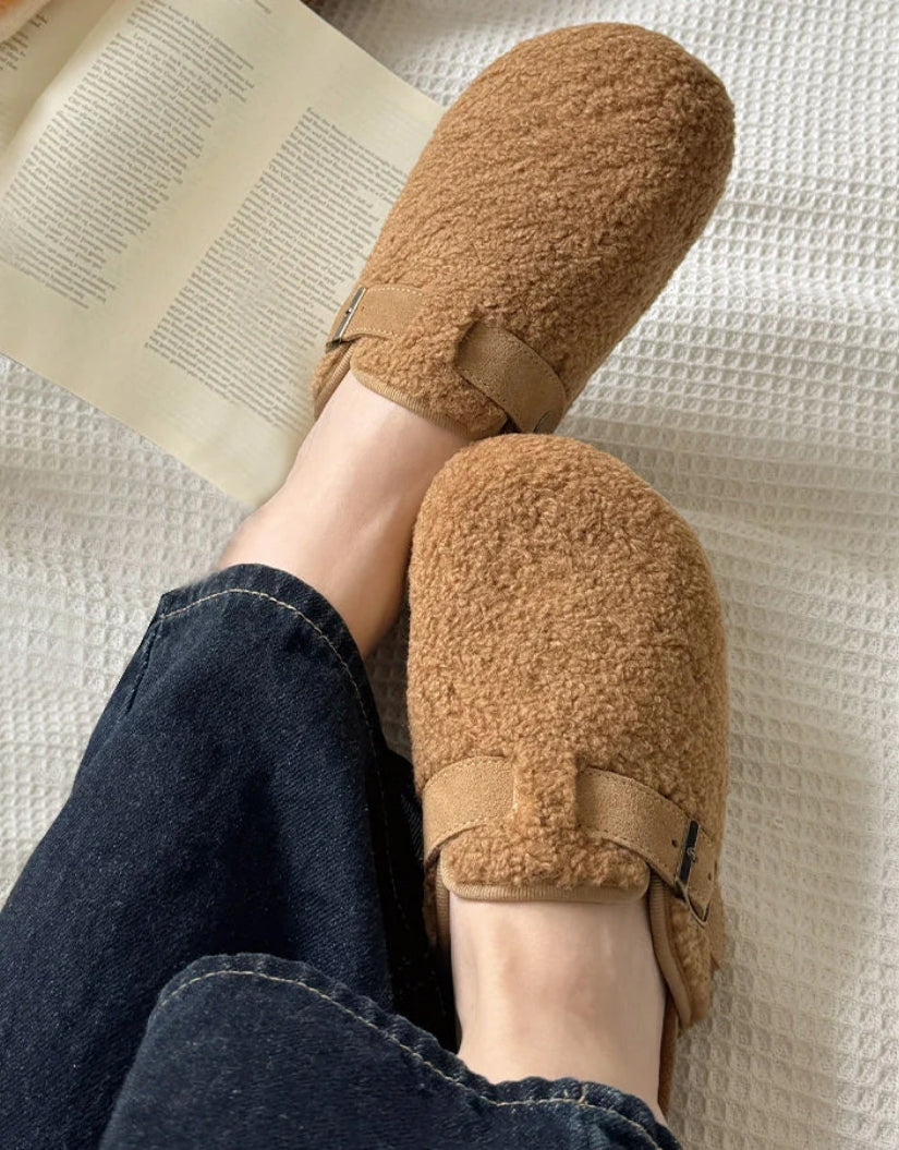 EVERAU® Greta Slippers (Chestnut)
