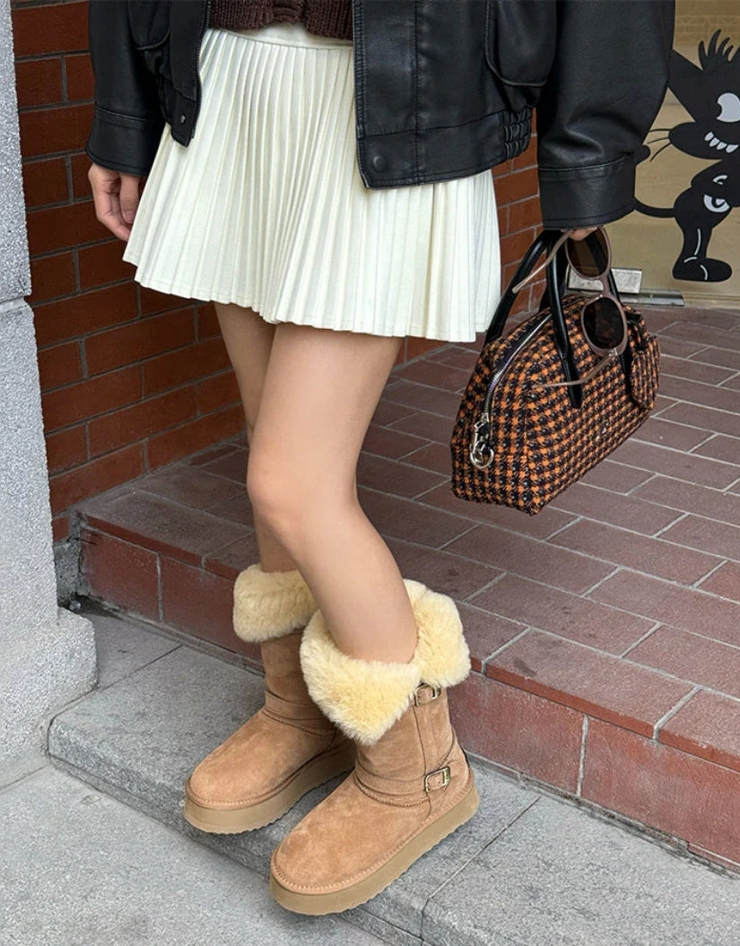 UGG EVERAU® Tall Valerie Boots (Chestnut)