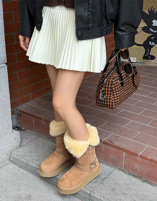 UGG EVERAU® Tall Valerie Boots (Chestnut)