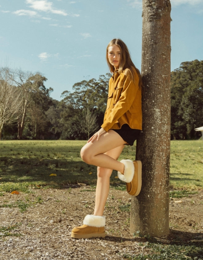 EVERAU® Loofee Boots (Chestnut)