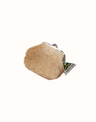 Image of Bags. Product name - Bush UGG® 8cm Single Pocket Framed Purse in Natural colour by brand - Bush Ugg