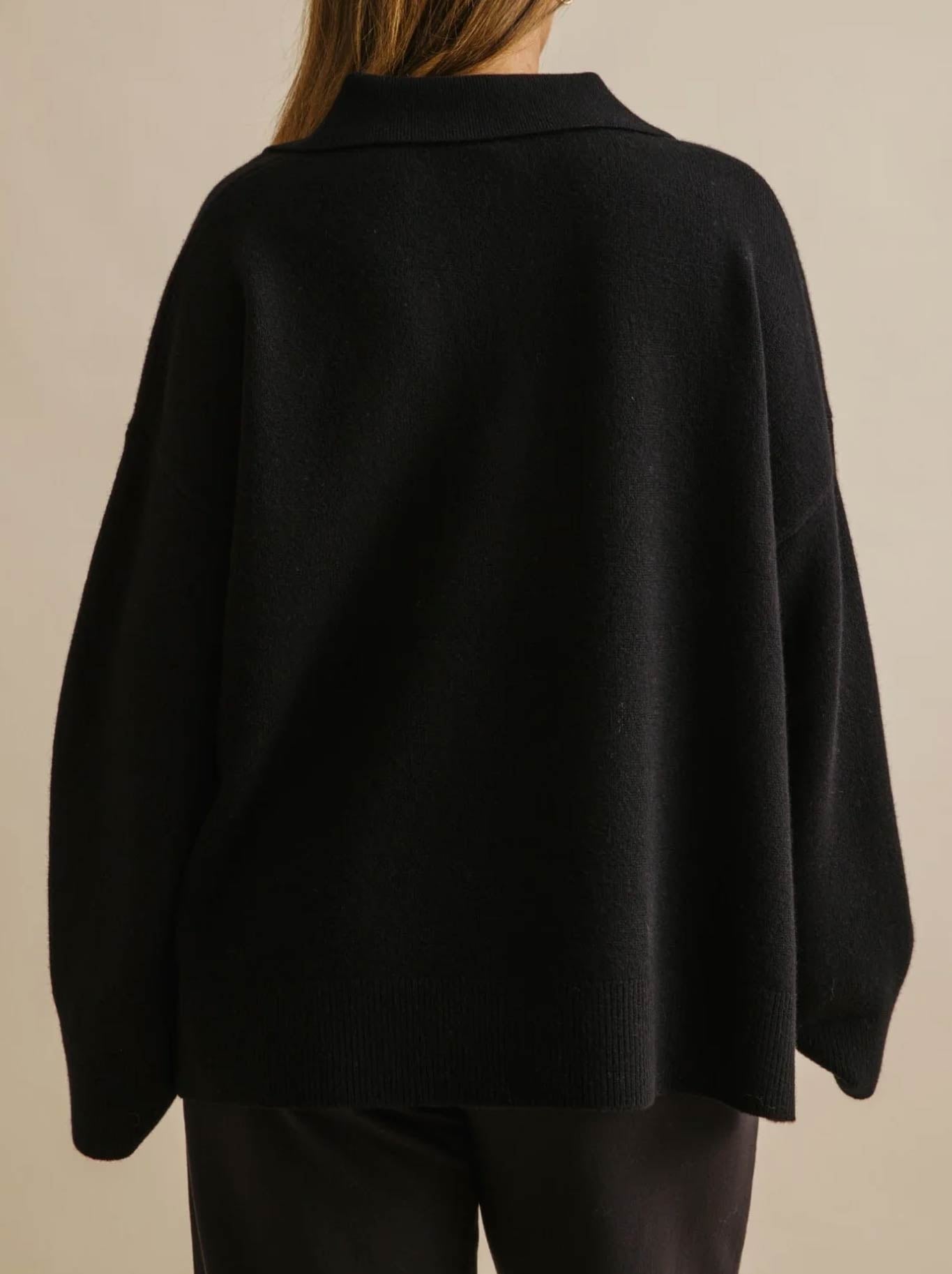 TALAMAYA HOPE MERINO PULLOVER (Jet)