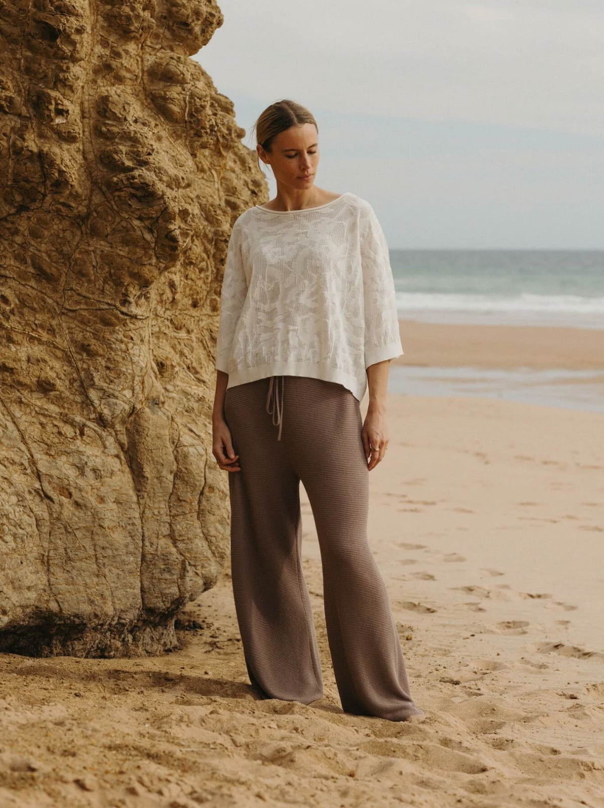 TALAMAYA LATTICE CRUISE PANT (Husk)